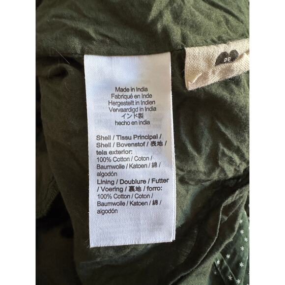 Madewell Green Floral Mini Dress Romantic Renaissance Cottagecore Fairy Prairie - Picture 6 of 8